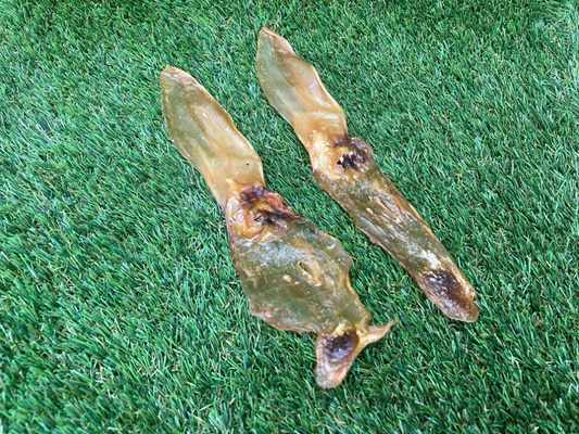 Rabbit Ears (No Fur) Dog Treat - 10pcs