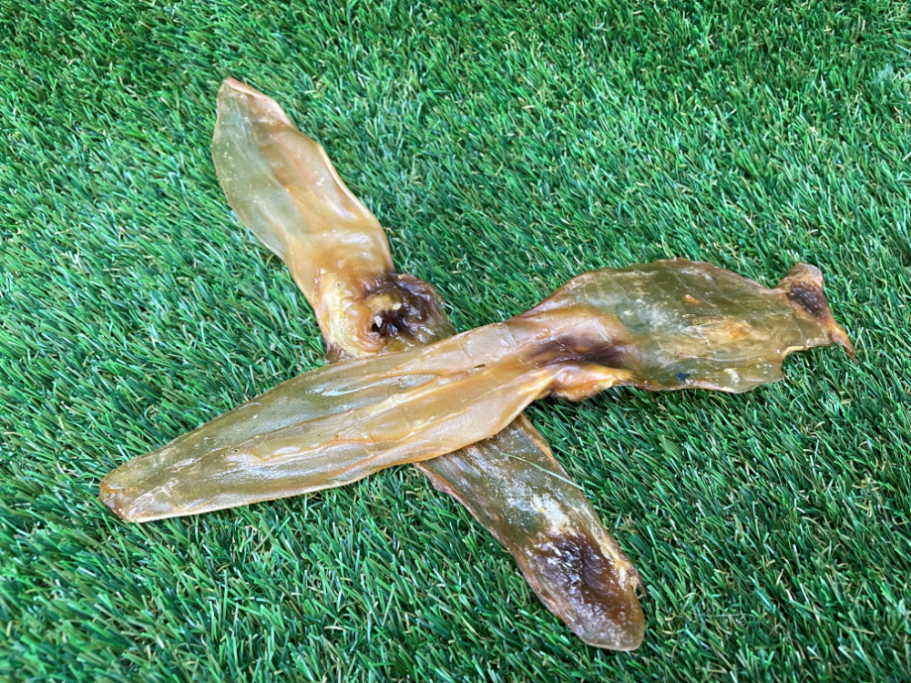 Rabbit Ears (No Fur) Dog Treat - 10pcs