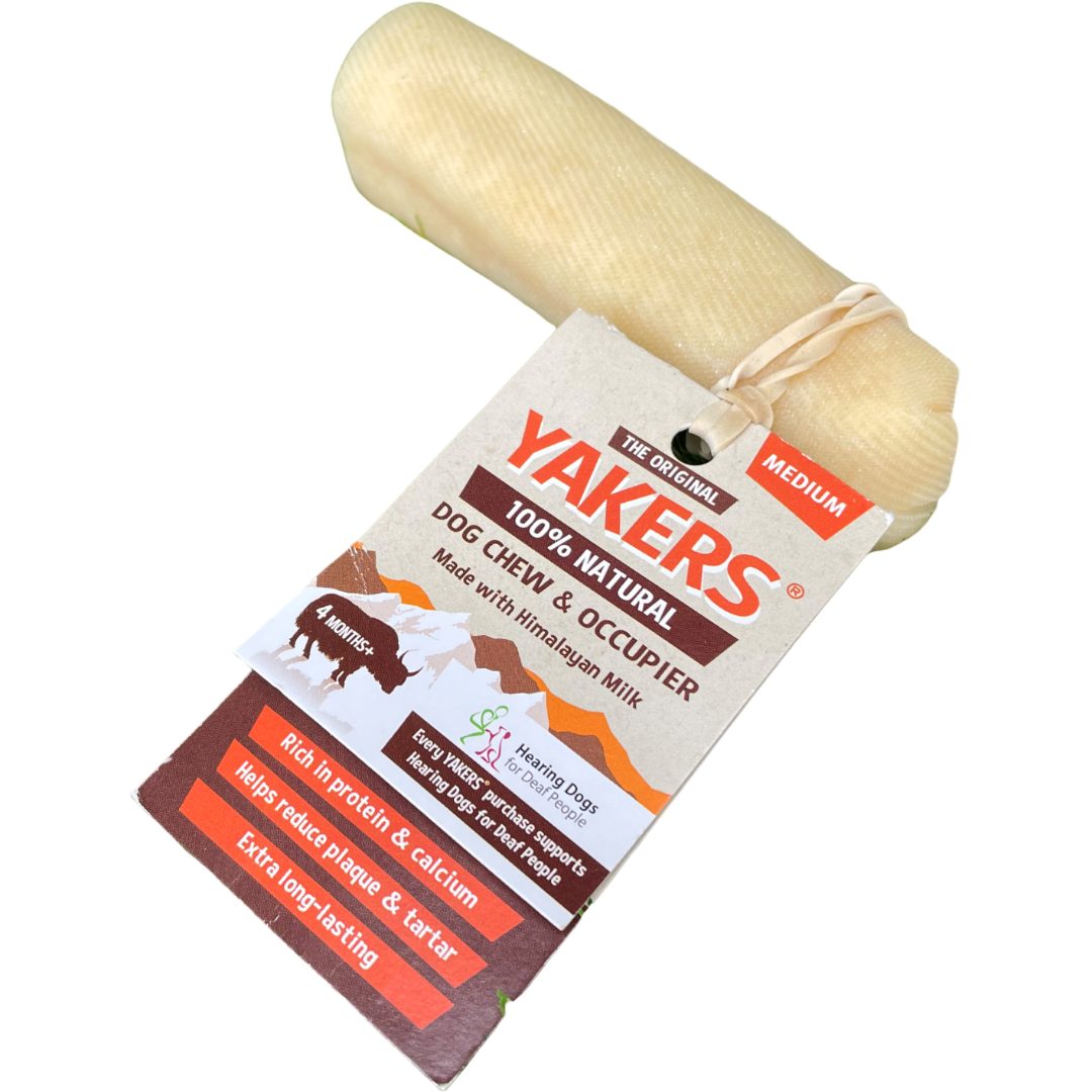 Yakers 100% Natural Dog Chew Medium Dog Treat