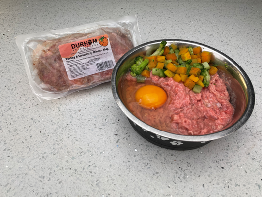 Turkey & Strawberry Mince - 454g (1lb) x14 Packs
