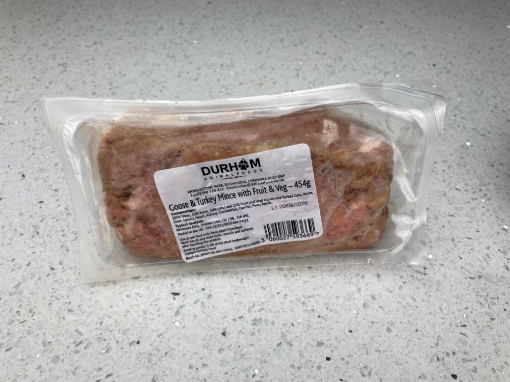 Goose & Turkey Mince with Fruit & Veg Mince - 454g (1lb) x14 Packs