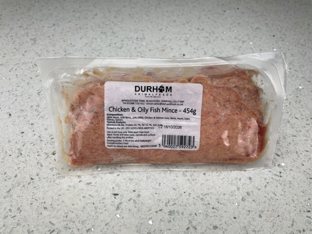 Chicken & Oily Fish Mince - 454g (1lb) x14 Packs