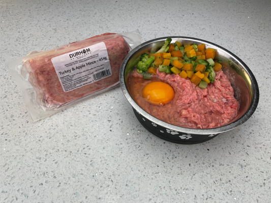 Turkey & Apple Mince - 454g (1lb) x14 Packs