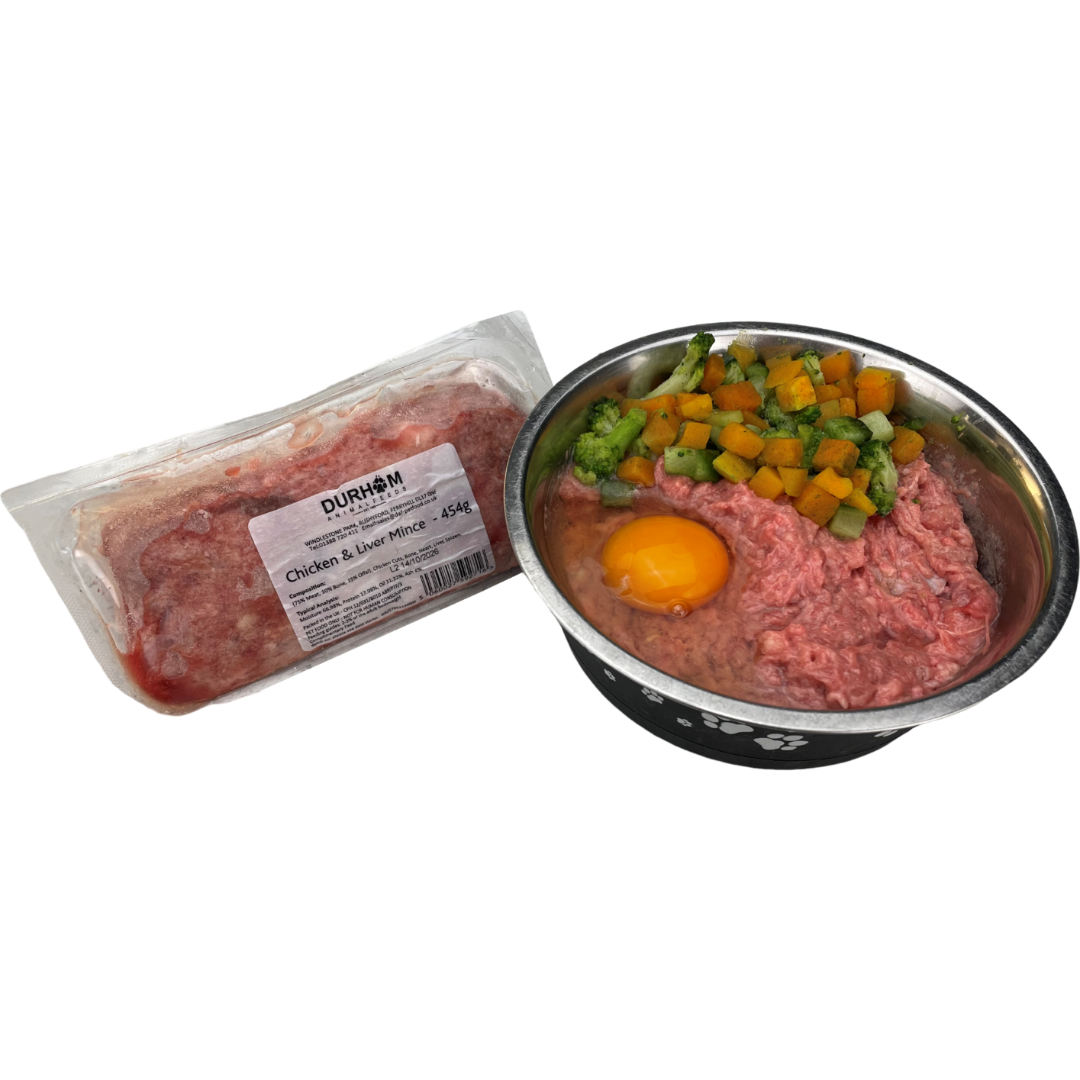 Chicken & Liver Mince - 454g (1lb) x14 Packs