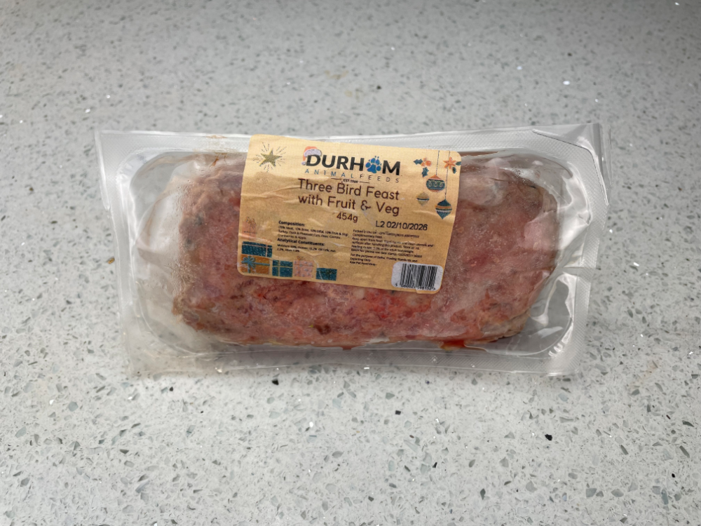 Three Bird Feast with Fruit & Veg Mince - 454g (1lb) x14 Packs
