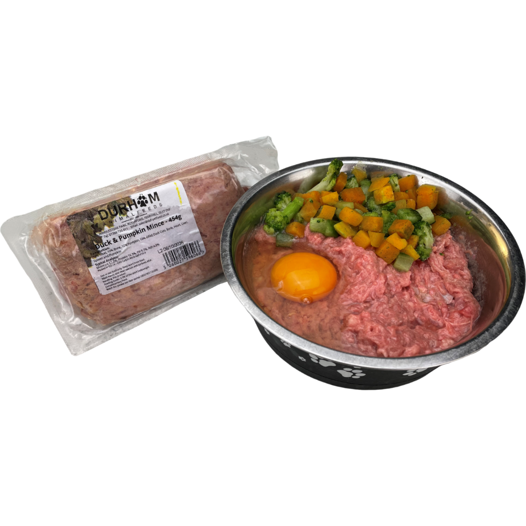 Duck & Pumpkin Mince - 454g (1lb) x14 Packs