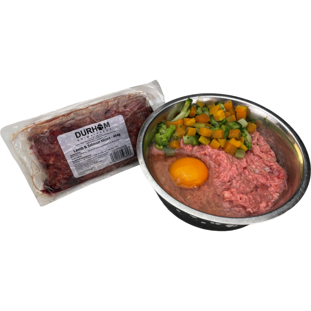 Lamb & Salmon Mince - 454g (1lb) x14 Packs