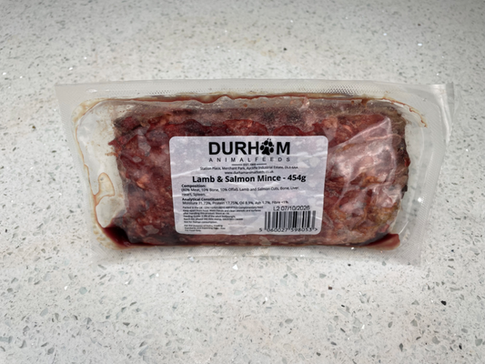 Lamb & Salmon Mince - 454g (1lb) x14 Packs