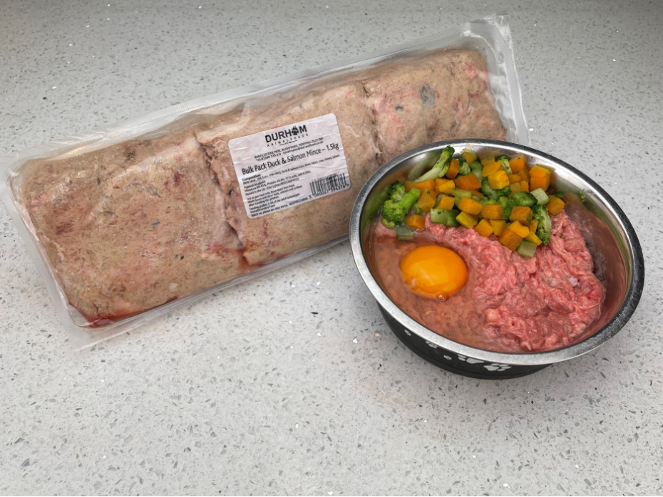 Bulk Pack Duck & Salmon Mince - 1.5kg (3.3lbs)