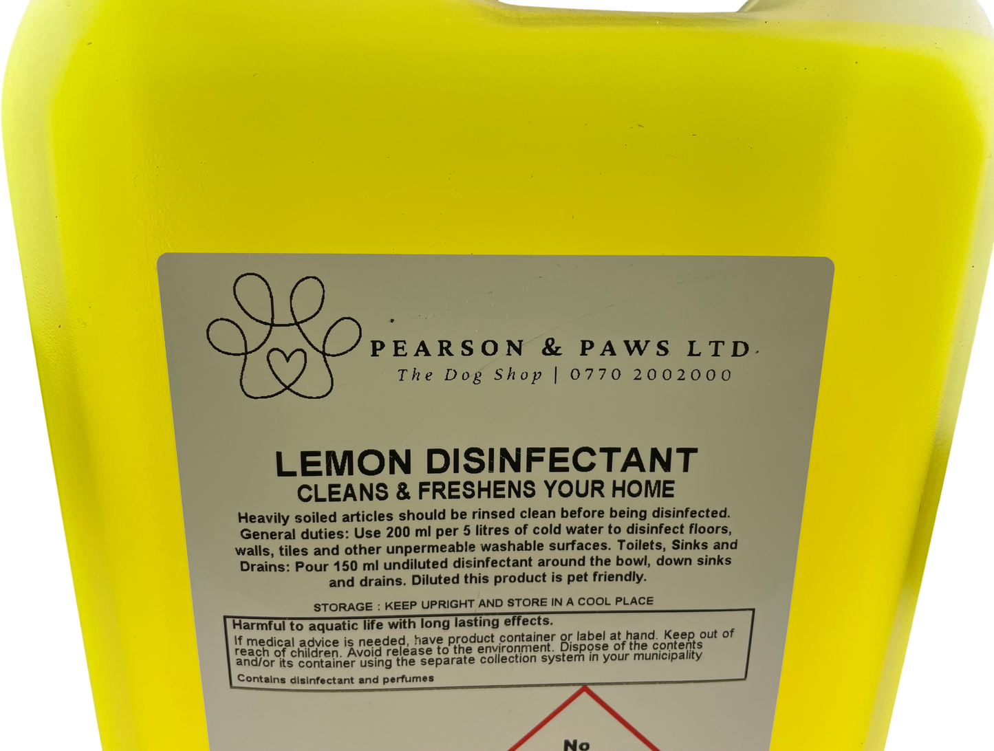 Lemon Disinfectant - Fresh Scented Cleaning for Indoor & Outdoor